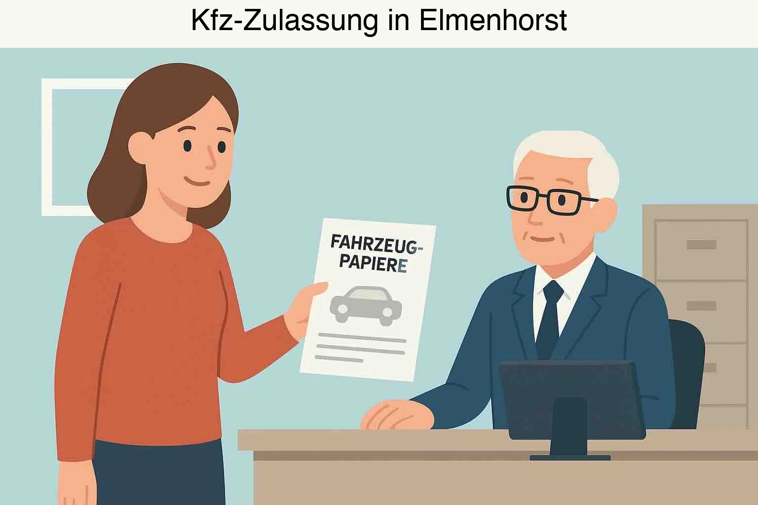 Kfz-Zulassung oder Ummeldung vor Ort in Elmenhorst